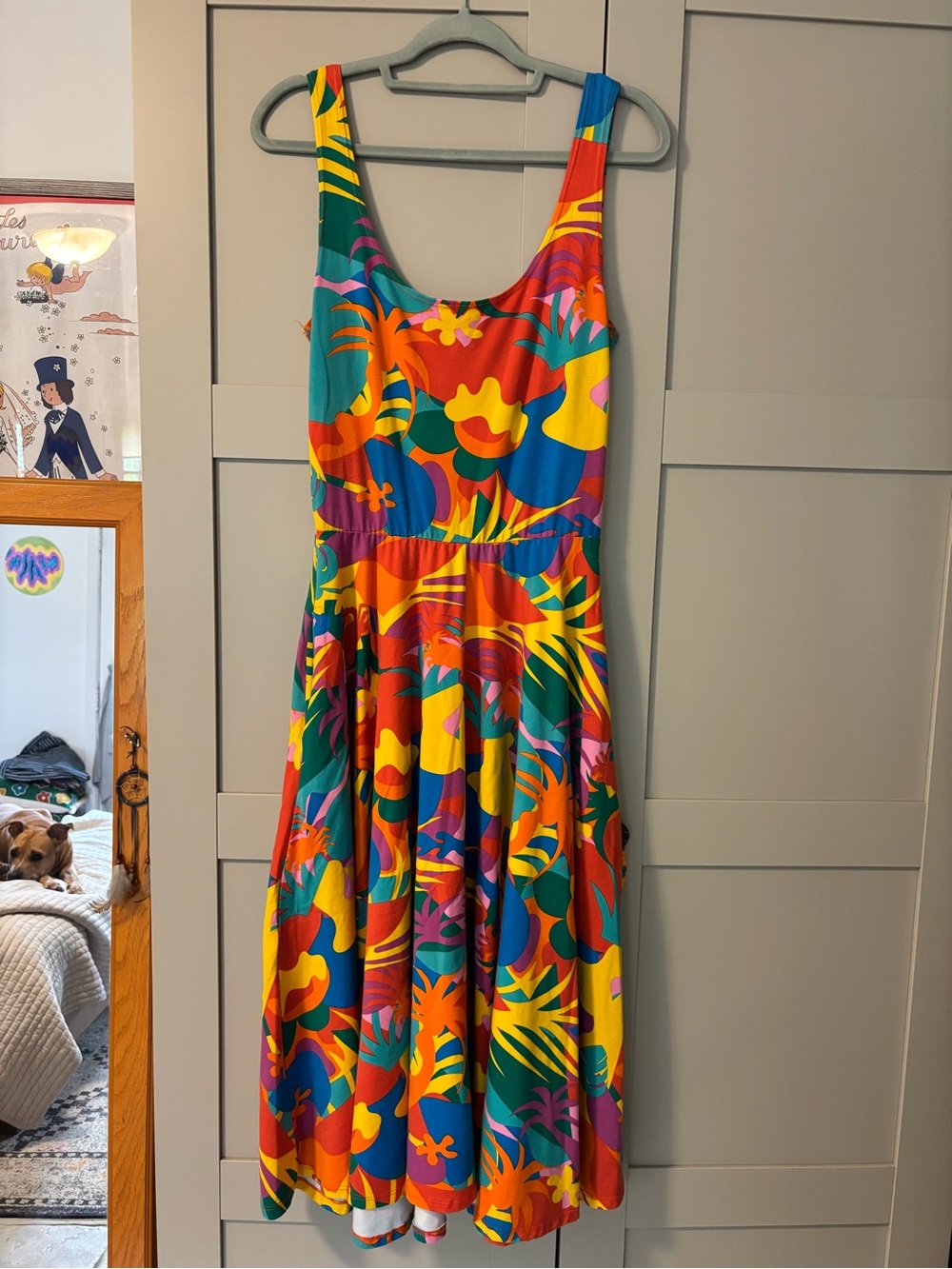 Nooworks Vacation fit and flat midi dress- Large